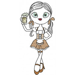 Stickdatei - Bayrisches Mädel 3